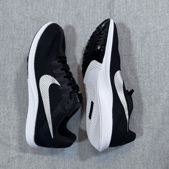 Nike Zoom Rival Distance‎ Track Shoes Mens 8.5 Black White DC8725-001 Spikes Bag - Picture 7 of 10
